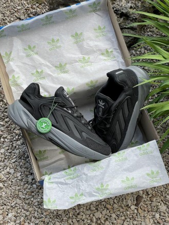  Кроссовки мужские чорные Adidas Ozelia Black Grey 
Представляем вашему вниманию. . фото 10