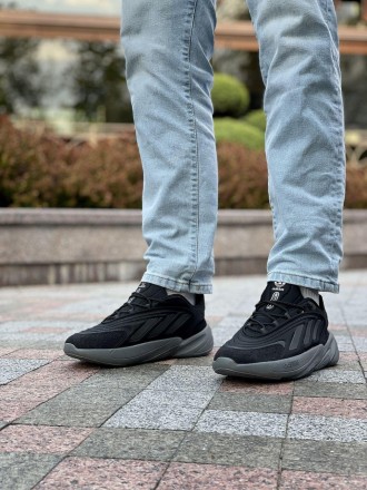  Кроссовки мужские чорные Adidas Ozelia Black Grey 
Представляем вашему вниманию. . фото 7