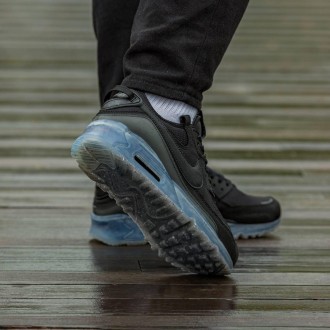 Кроссовки мужские черные Nike Air Max 90 x Terrascape Black Blue
 Мужские кроссо. . фото 10