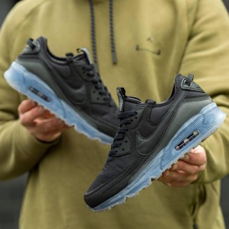 Кроссовки мужские черные Nike Air Max 90 x Terrascape Black Blue
 Мужские кроссо. . фото 5