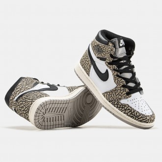 Кроссовки мужские белые Jordan 1 White Cement (11735). Київ. фото 1 Кроссовки мужские белые Jordan 1 White Cement (11735). Київ. фото 1
