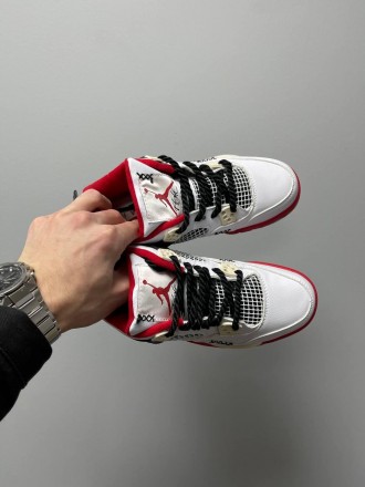 Кроссовки женские бело-красные Jordan 4 Retro Red White
Представляем вашему вним. . фото 9