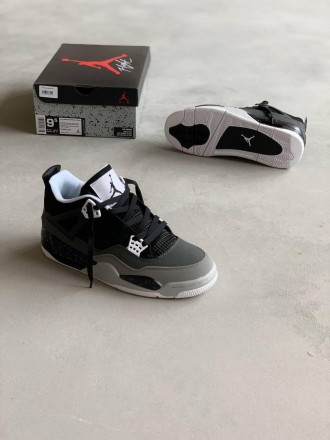 Кроссовки женские черные Jordan 4 Retro SE Fear Black White Grey
Представляем ва. . фото 5