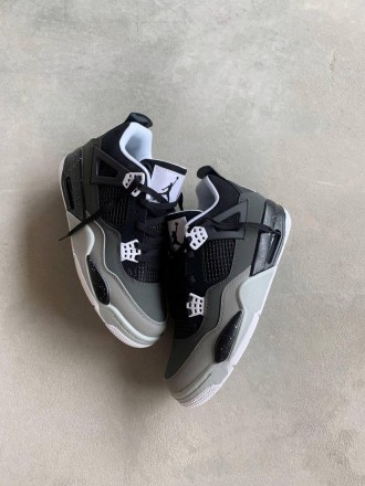 Кроссовки женские черные Jordan 4 Retro SE Fear Black White Grey
Представляем ва. . фото 7