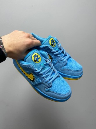 Кроссовки мужские голубые Nike SB Dunk Low X Grateful Dead Blu\Yellow
Представля. . фото 6