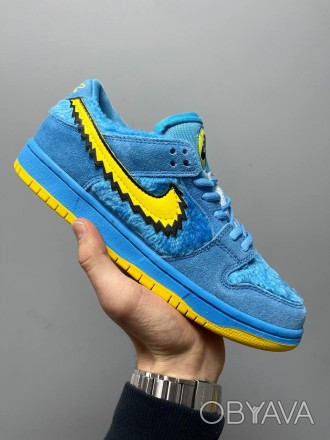 Кроссовки мужские голубые Nike SB Dunk Low X Grateful Dead Blu\Yellow
Представля. . фото 1