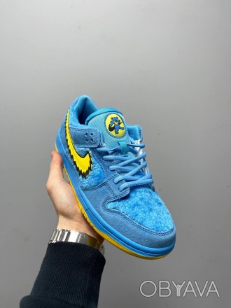 Кроссовки женские голубые Nike SB Dunk Low X Grateful Dead Blu\Yellow
Женские ни. . фото 1