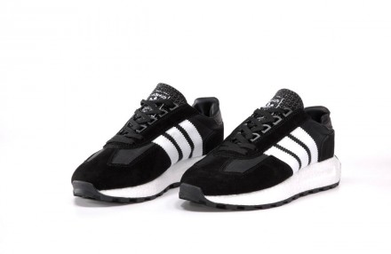 Кроссовки мужские черные Adidas Retropy E5 Black White
Мужские кроссовки Adidas . . фото 4