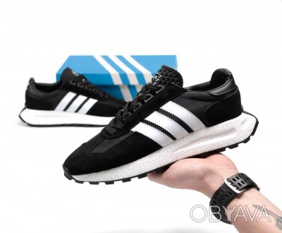 Кроссовки мужские черные Adidas Retropy E5 Black White
Мужские кроссовки Adidas . . фото 1