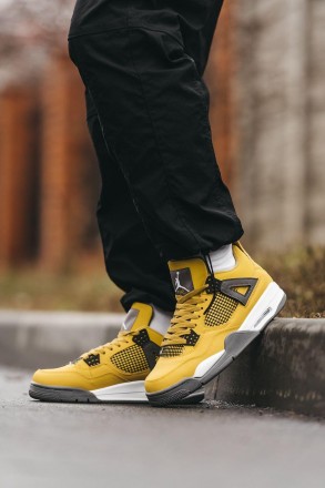 Кроссовки мужские желтые Jordan 4 Retro SE Yellow
Яркая и невероятно стильная ра. . фото 6