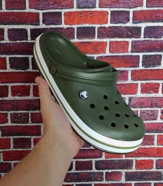 Тапочки женские CROCS Haki
Женские тапочки CROCS в шикарной расцветке хаки с лог. . фото 10