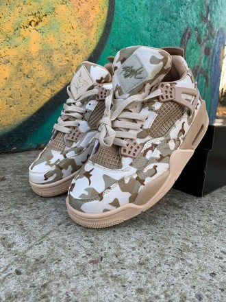 Кроссовки мужские белые Jordan 4 Camo White Beige
Мужские кроссовки Найк Аир Джо. . фото 2