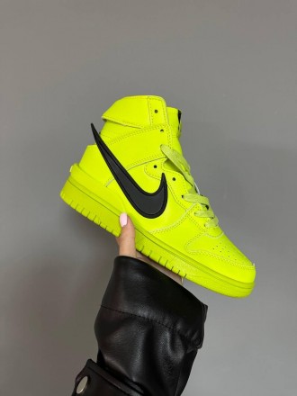 Кроссовки мужские кислотно-зеленые Nike SB Dunk High x Ambush Acid Green
Мужские. . фото 2