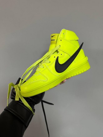 Кроссовки мужские кислотно-зеленые Nike SB Dunk High x Ambush Acid Green
Мужские. . фото 5