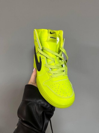 Кроссовки мужские кислотно-зеленые Nike SB Dunk High x Ambush Acid Green
Мужские. . фото 7