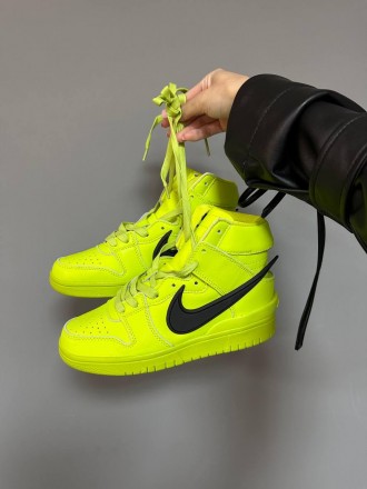Кроссовки мужские кислотно-зеленые Nike SB Dunk High x Ambush Acid Green
Мужские. . фото 9