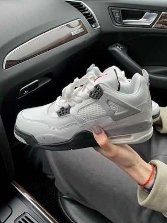 Кроссовки мужские белые Jordan 4 'White Cement'
Мужские кроссовки Найк Аир Джорд. . фото 9