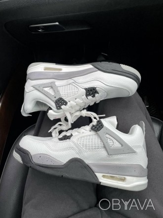 Кроссовки мужские белые Jordan 4 'White Cement'
Мужские кроссовки Найк Аир Джорд. . фото 1