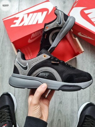 Кроссовки мужские серые Nike Aie Zoom Black Grey
Повседневные мужские кроссовки . . фото 5