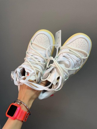Кроссовки женские белые Nike SB Dunk x Off White Grey Yellow
Женские кроссовки Н. . фото 8