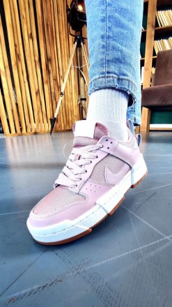 Кроссовки женские розовые Nike Dunk Low Disrupt Barely Rose
Женские низкие кросс. . фото 2