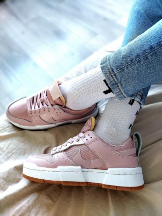 Кроссовки женские розовые Nike Dunk Low Disrupt Barely Rose
Женские низкие кросс. . фото 6