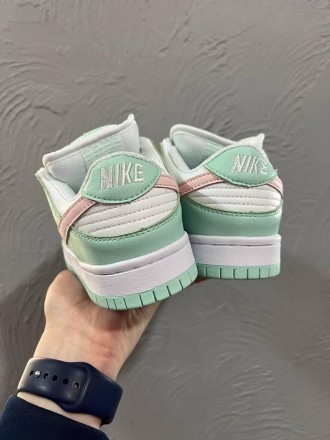 Кроссовки женские мятные Nike SB Dunk Low Mint Pink Barely Green
Женские кроссов. . фото 3