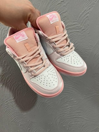 Кроссовки женские розовые Nike Dunk Pink White
Женские низкие кроссовки Найк Дан. . фото 7