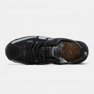 Кроссовки мужские серые Nike Cortez UN/LA Black Grey 
Классические серые кроссов. . фото 4