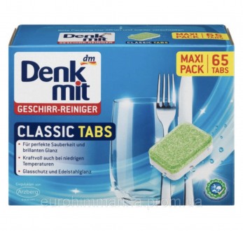 Засіб для миття посуду Tabs Classic від Denkmit видаляє навіть стійкі забрудненн. . фото 3