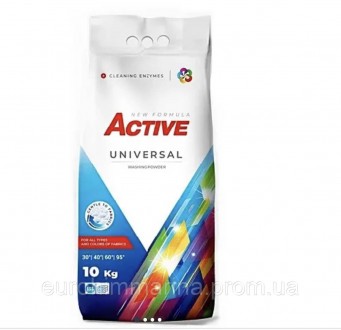 
Опис
 для прання універсальний Active universal 10 kg
Ефективний сипучий порошо. . фото 3