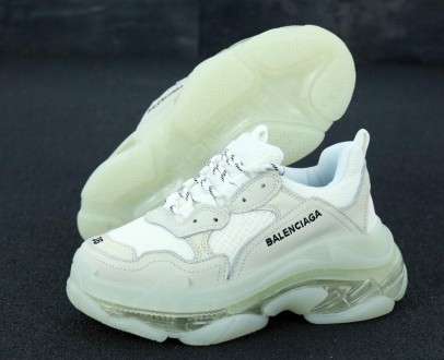 Кроссовки женские белые Balenciaga Triple S Clear Sole white
Повседневные женски. . фото 7