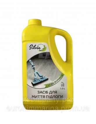 Опис - Засіб Silvia професійний для миття підлоги, 5000мл
Засіб для миття підлог. . фото 3