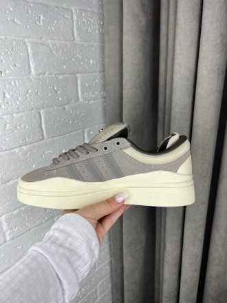 Кроссовки женские коричневые Adidas Campus x Bad Bunny Brown Beige 
Женские крос. . фото 5