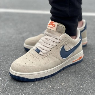 Кроссовки мужские бежевые Nike Air Force Low Beige Blue
Шикарные повседневные му. . фото 7