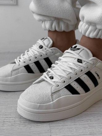 Кроссовки женские белые Adidas Campus x Bad Bunny White Black
Женские кроссовки . . фото 16