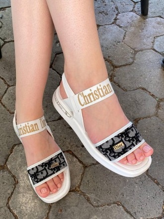 Сандали женские белые Dior Sandals White Grey
Женские сандали Диор в классическо. . фото 7