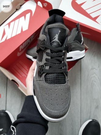 Кроссовки мужские серые Jordan 4 Grey Black White
Мужские спортивные кроссовки Н. . фото 6