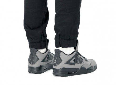 Кроссовки мужские серые Jordan 4 Grey Black
Мужские спортивные кроссовки Найк Аи. . фото 5