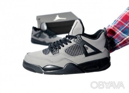 Кроссовки мужские серые Jordan 4 Grey Black
Мужские спортивные кроссовки Найк Аи. . фото 1