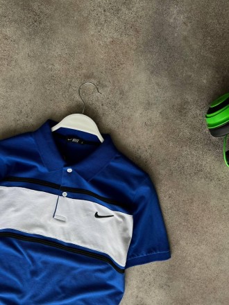 
Футболка поло мужская синяя повседневная с коротким рукавом брендовая Nike Polo. . фото 8