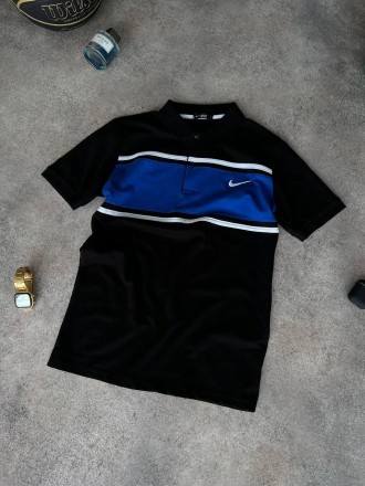 
Футболка поло мужская черная повседневная с коротким рукавом брендовая Nike Pol. . фото 8