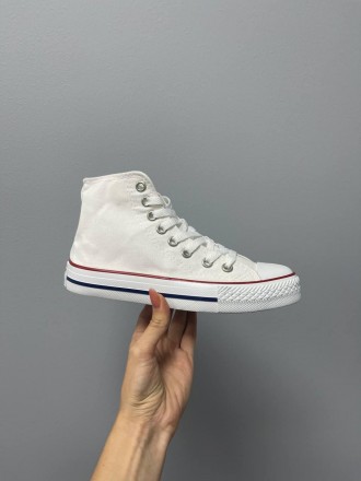 Кеды женские белые Converse CHUK TAYLOR Classic High White
Кеды женские белые Co. . фото 10