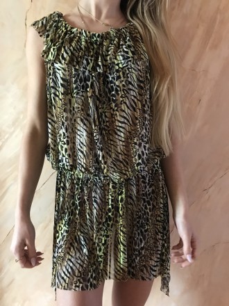 Anabel Arto платье-туника
Туника из принтованной сетки (леопардовый принт ) Лини. . фото 3