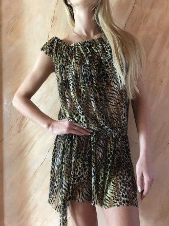 Anabel Arto платье-туника
Туника из принтованной сетки (леопардовый принт ) Лини. . фото 2