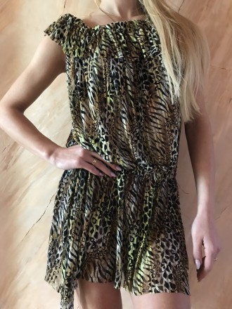 Anabel Arto платье-туника
Туника из принтованной сетки (леопардовый принт ) Лини. . фото 5