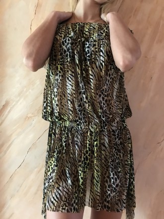 Anabel Arto платье-туника
Туника из принтованной сетки (леопардовый принт ) Лини. . фото 8