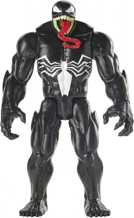 Большая игрушка Hasbro Веном 30см - Venom Maximum, Titan Hero Series Blast Gear,. . фото 4