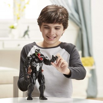 Большая игрушка Hasbro Веном 30см - Venom Maximum, Titan Hero Series Blast Gear,. . фото 6