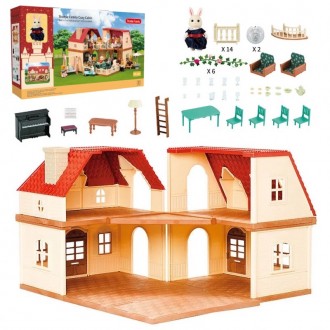 Игровой домик для кукол, лесных семеек (аналог Sylvanian Families) арт. A 08 
До. . фото 2